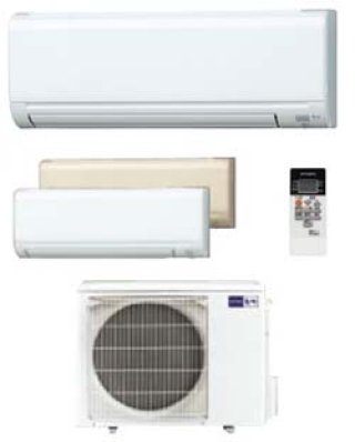 三菱電機 壁掛け2台マルチセット室内機 6畳+6畳用が税込、送料無料で格安販売